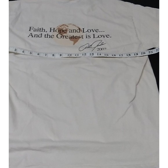 Vintage Alan Jackson 2002 Faith Hope And Love T Shirt Size L Country Music - Picture 8 of 12